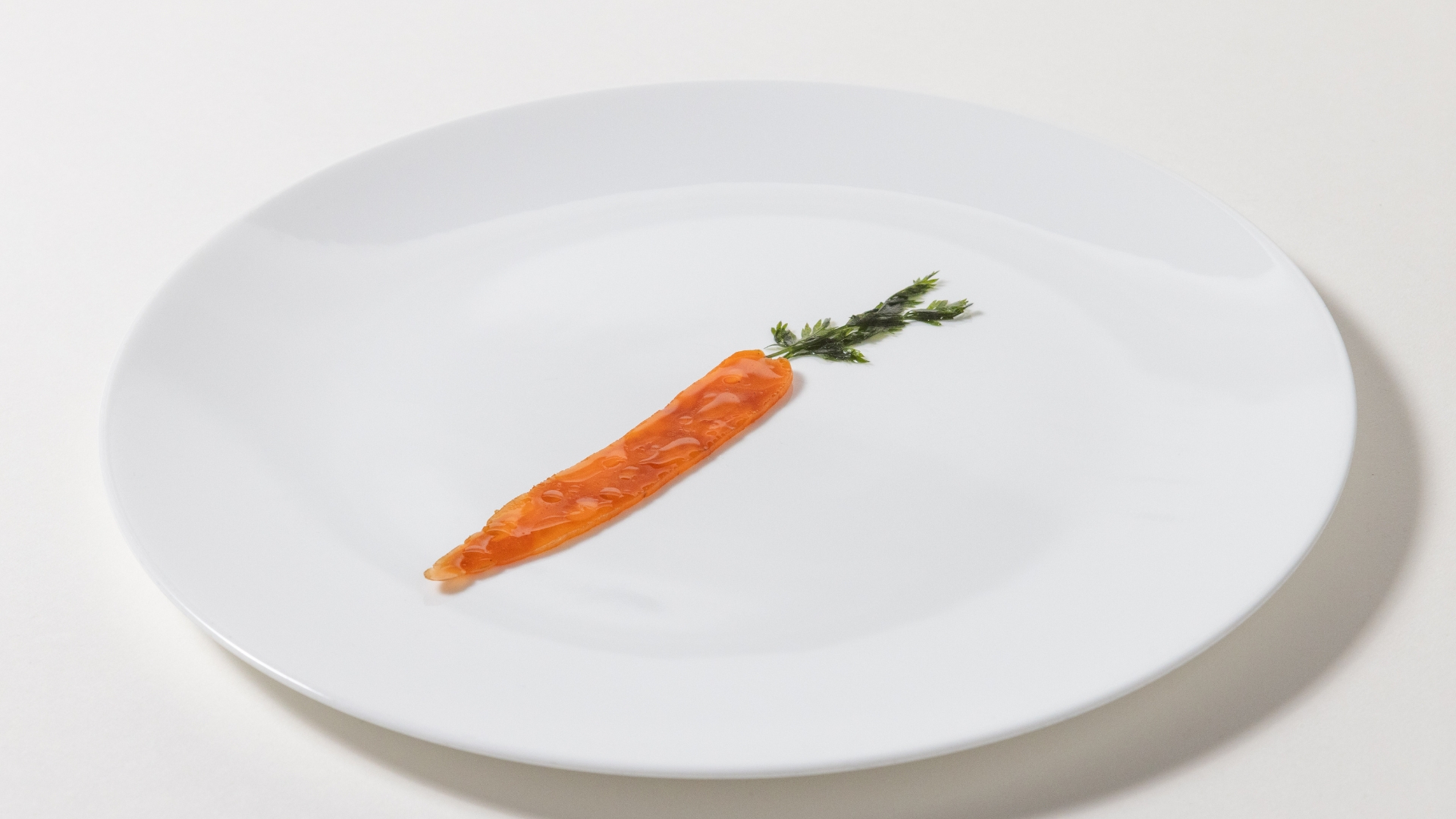 Carota e mosto d'uva, pre dessert Ristorante Amistà