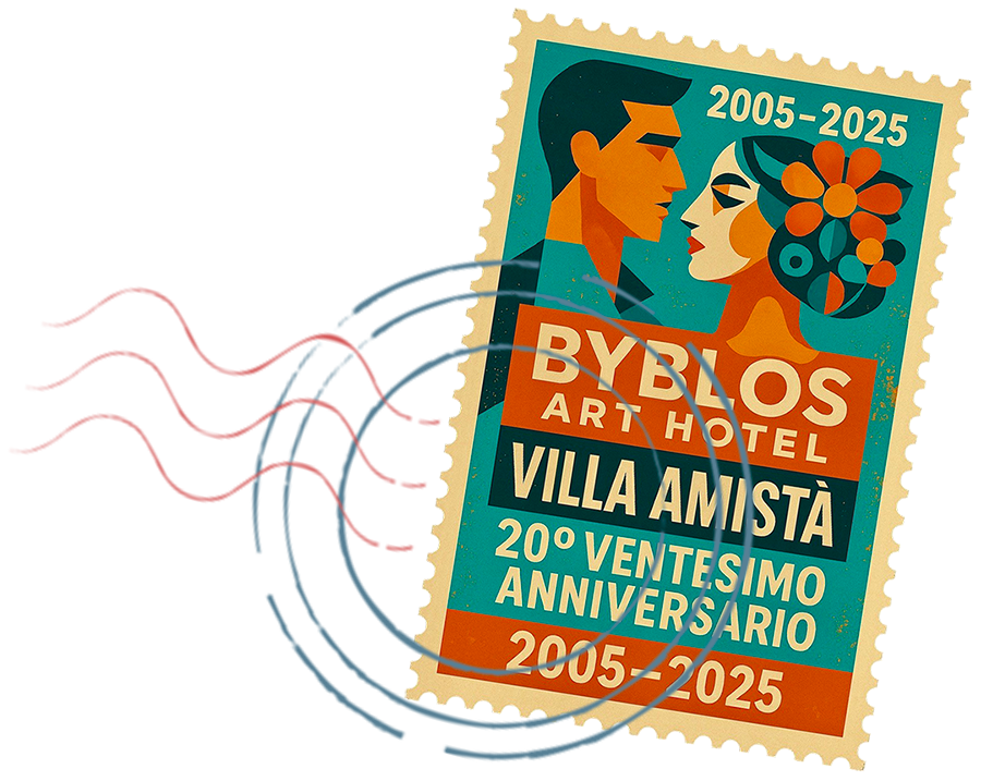 20 years byblos stamp